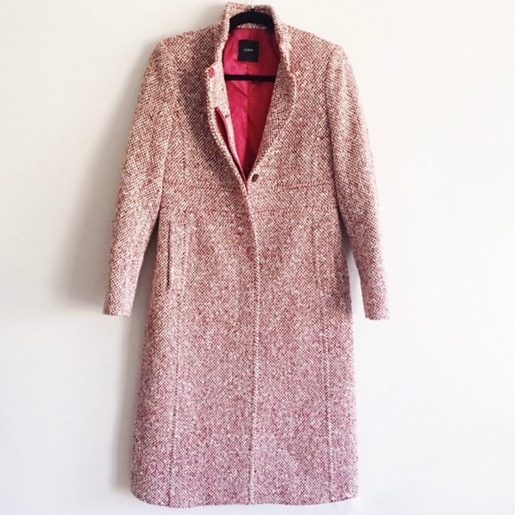J. Crew Jackets & Blazers - J Crew Boucle Speckled Long Topper Top Wool Coat